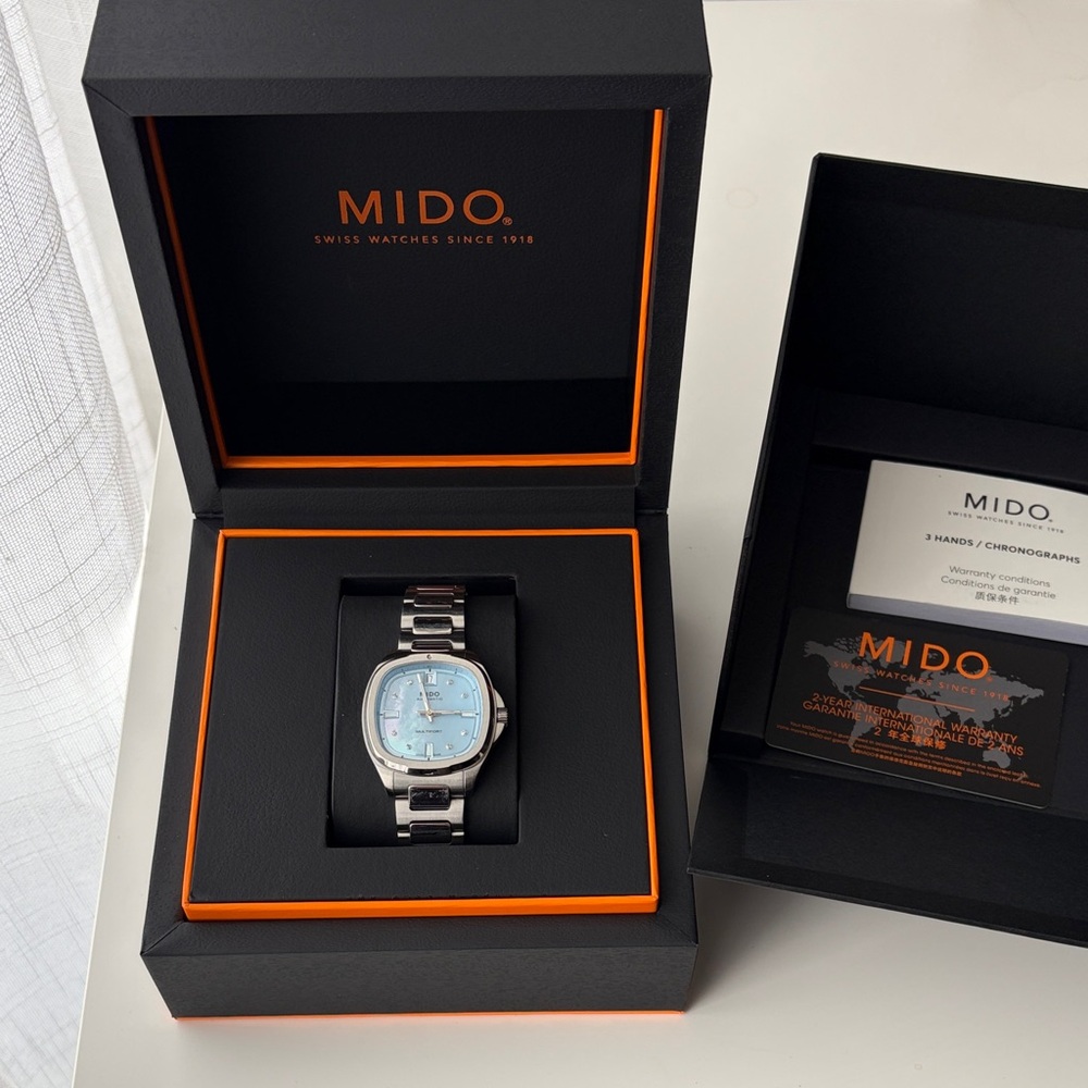 Mido Multifort TV 35 (Blue Mother of Pearl)